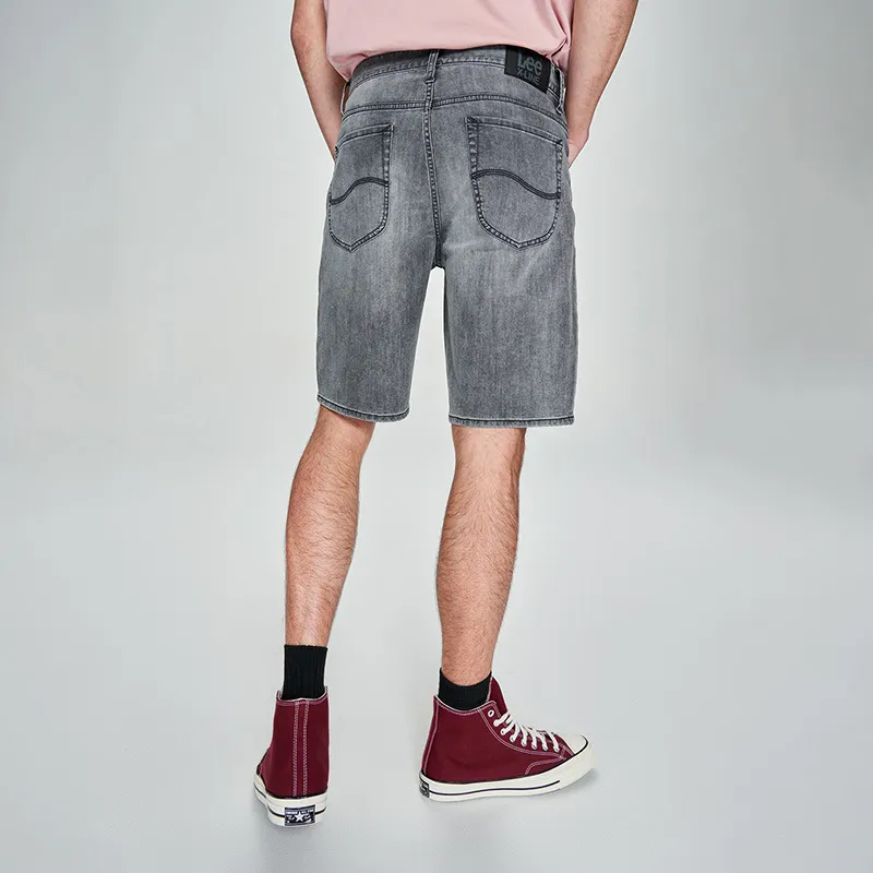 Lee Denim Shorts Men Gray-2