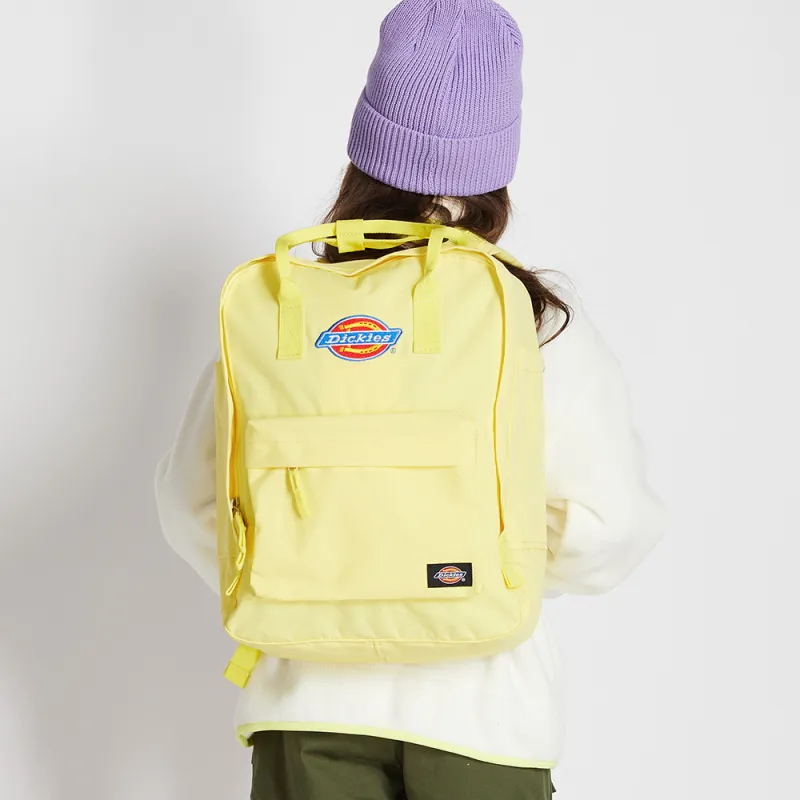 Dickies Polyester Laptop Backpack Large Size Women's Lemon Grass Yellow-4
