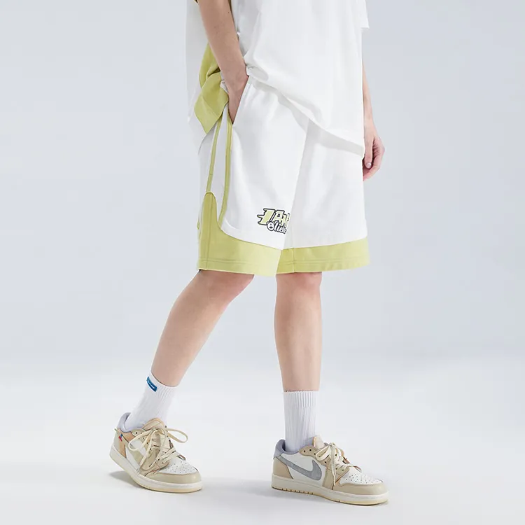 LAMLICKA Sports Shorts Unisex White-7