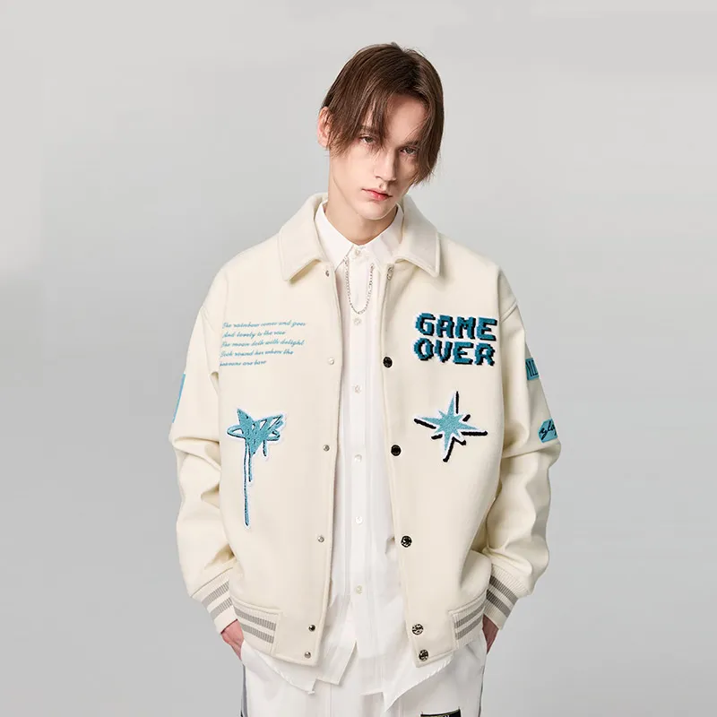 YLDP Baseball Jerseys Unisex White-2