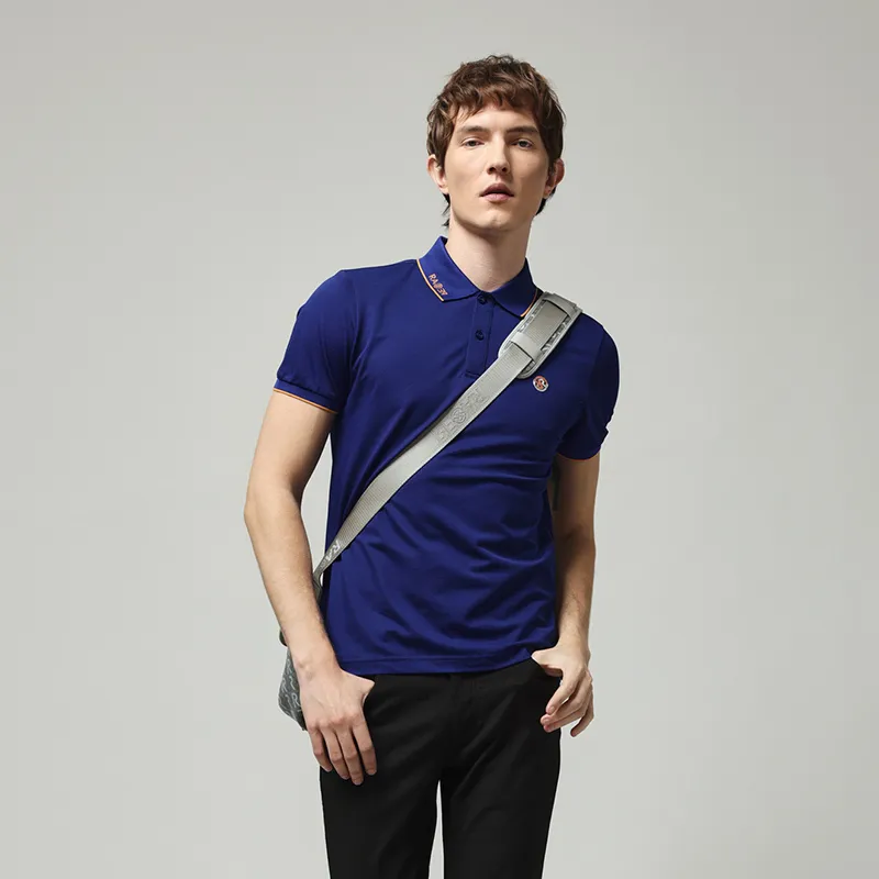 RARE Polo Shirt Men's Royal Blue-5