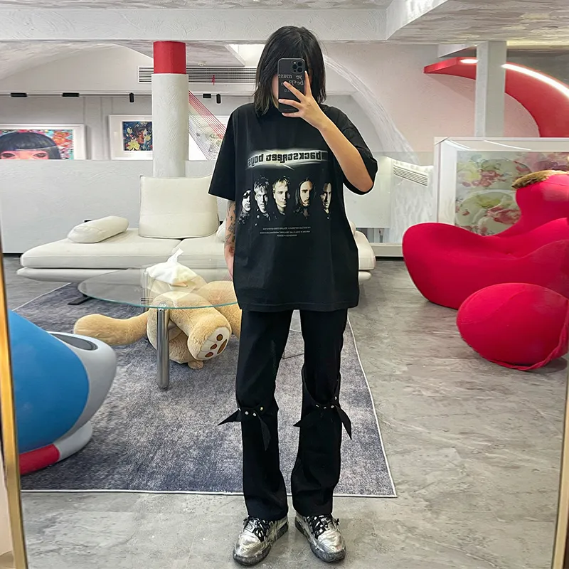 XINYINSU Casual Pants Unisex Black-5