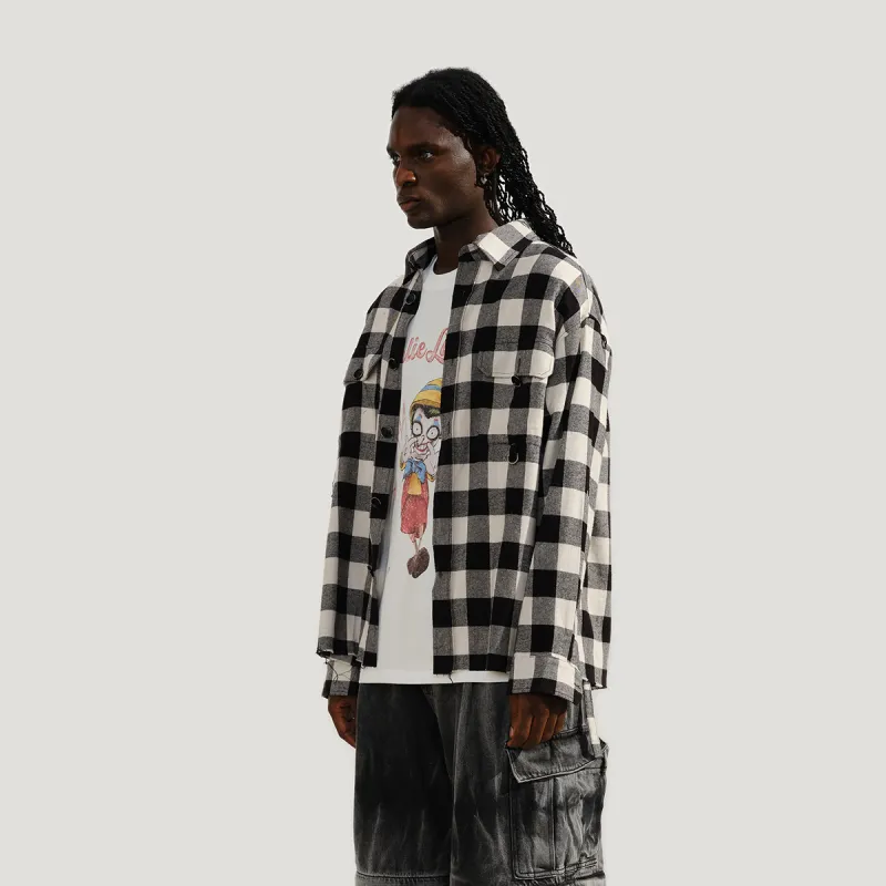Charlie Luciano Shirt Unisex Black White-5