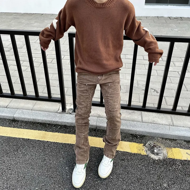Askyurself Sweaters Unisex Light Brown-2