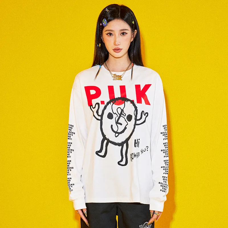 PUK Long Sleeved T Shirt Unisex-7