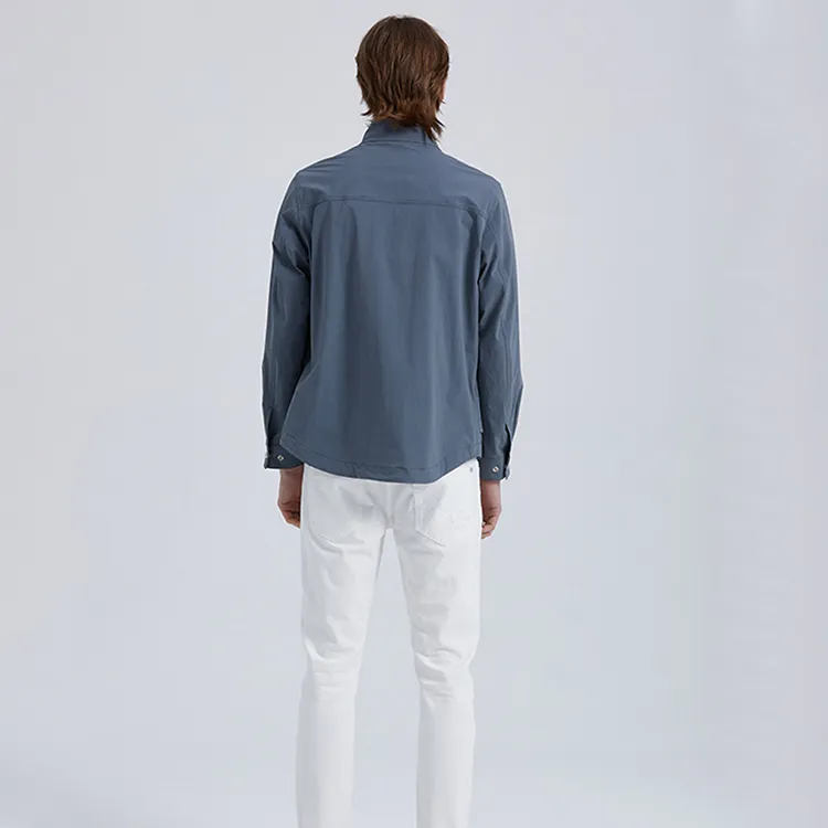 DAVID NAMAN SS22 Jacket Men's Blue-6