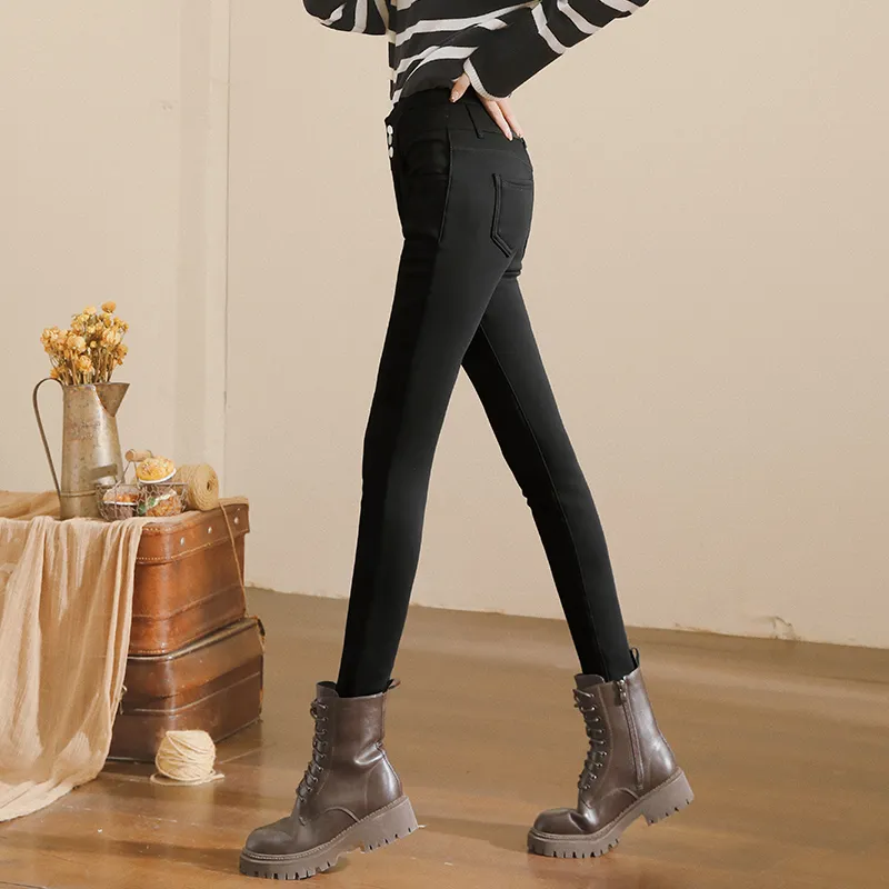 MITUAN Jeans Women's Black-3