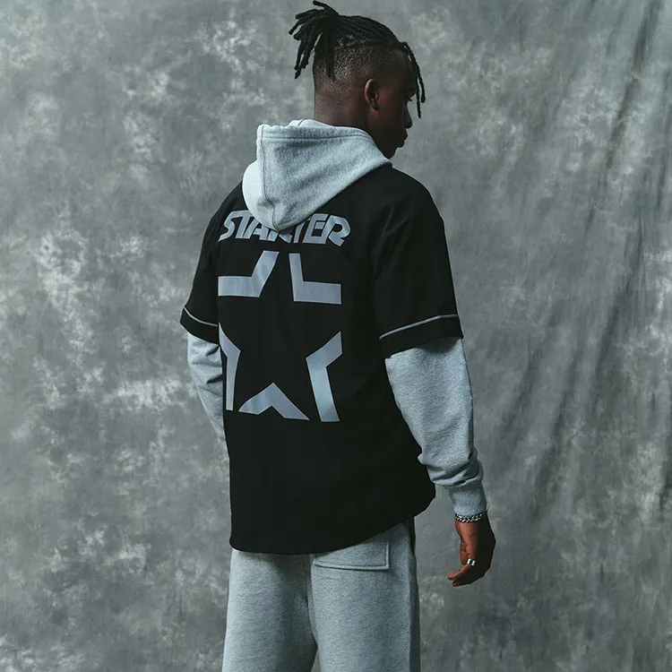 STARTER Baseball Jacket Unisex Black-5
