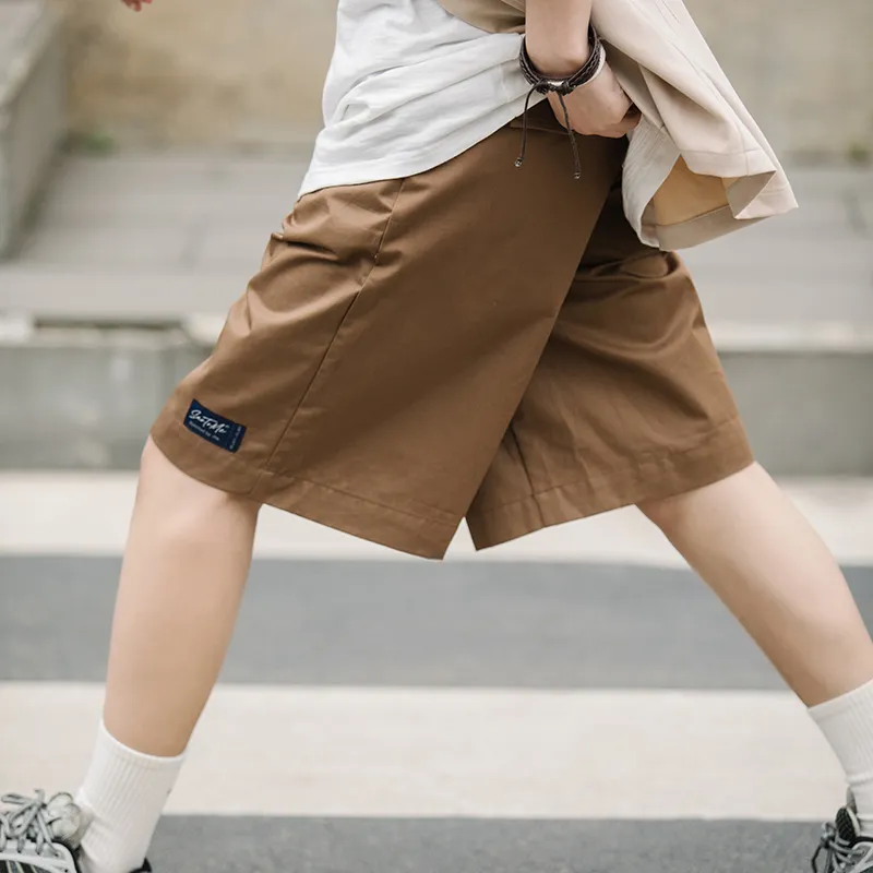 Saotome Casual Shorts Unisex Brown-4