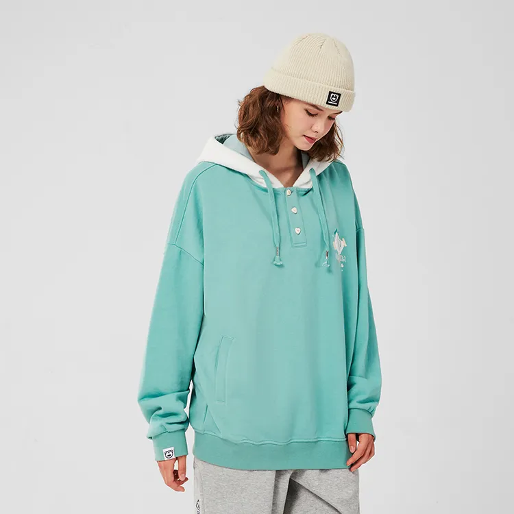 LAMLICKA Sweatshirts Unisex Green-5