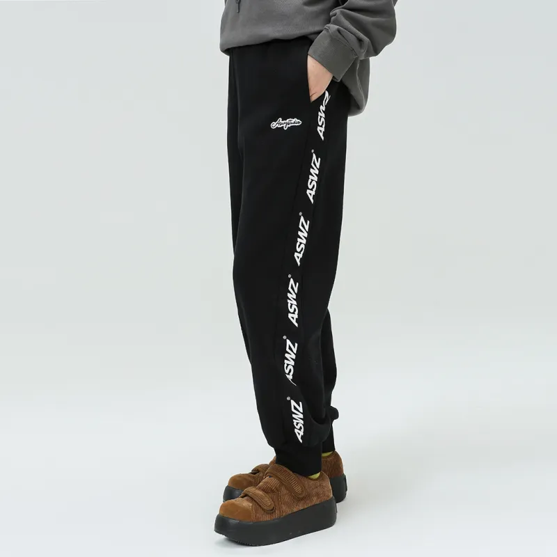 ASWZ Jogger Moderate Casual Pants Women's Black-3