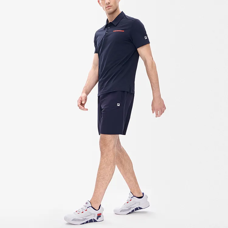FILA Athletics Polo Shirt Men's Royal Blue-6