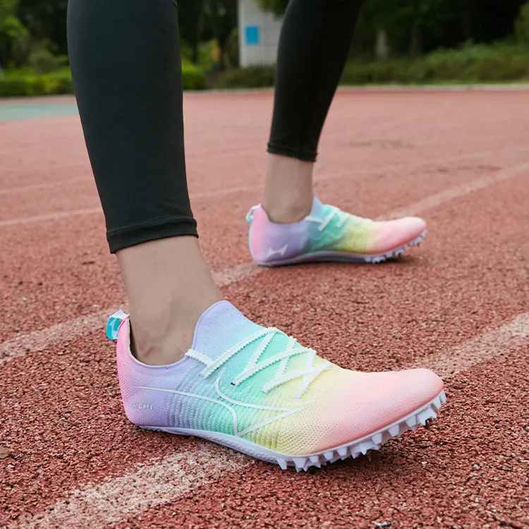 HEALTH Cushioned Slip Resistant Abrasion Resistant Low Top Sprint Running Shoes Unisex Multicolor-7