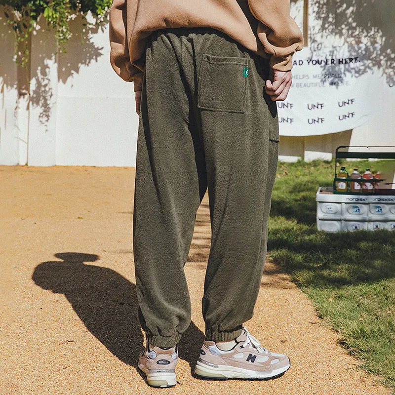 WAYNEXZAVIER Thickened Casual Pants Men's-11