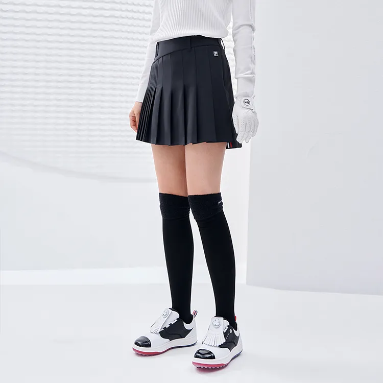 FILA Athletics Casual Short Skirts Women's Pitch Black-4