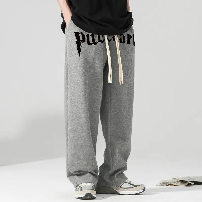 PUCCA Loose Unisex Casual Pants-11