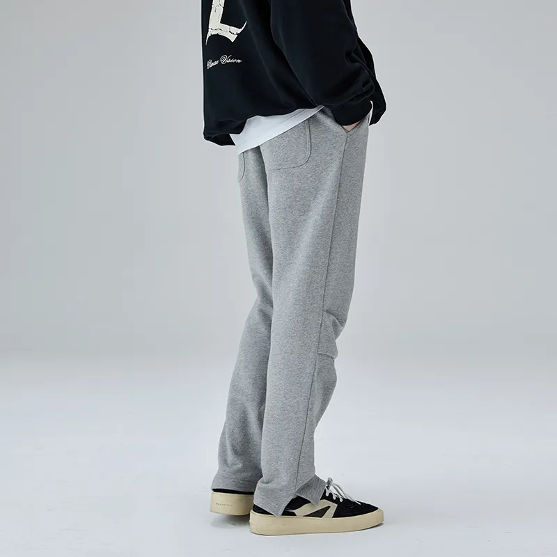 CLIMAX VISION Straight Sports Pants Men's Heather Gray-4