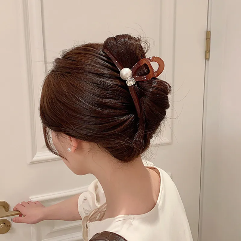 AGOVSKI Resin Hair Clips Women's-6