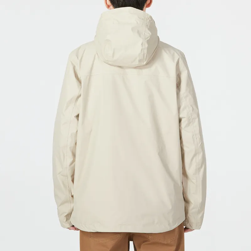 Columbia Outdoor Hiking Waterproof, Windproof, Abrasion Resistant, Thermal Windbreaker Jacket Men's Beige-3
