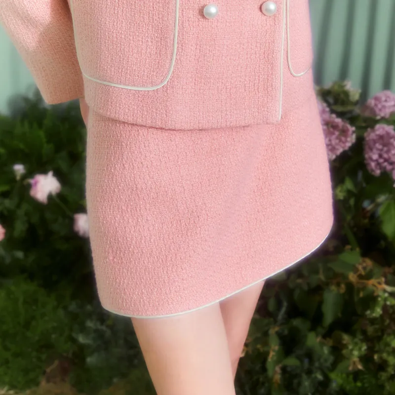 TAMMY TANGS Casual Short Skirts Women's Pink-3