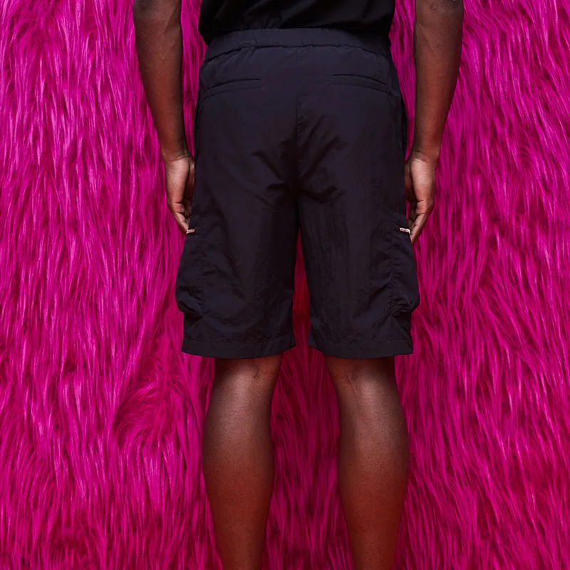 TCH Casual Shorts Unisex Black Base Gold Logo-3