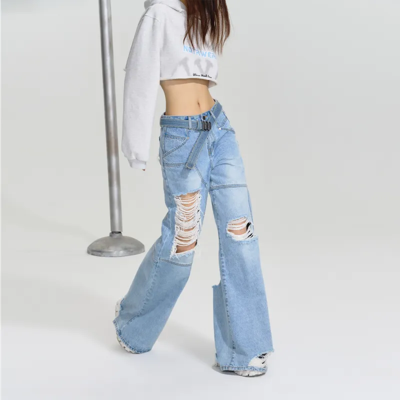 NOTAWEAR Jeans Women's Bordeaux Blue-3