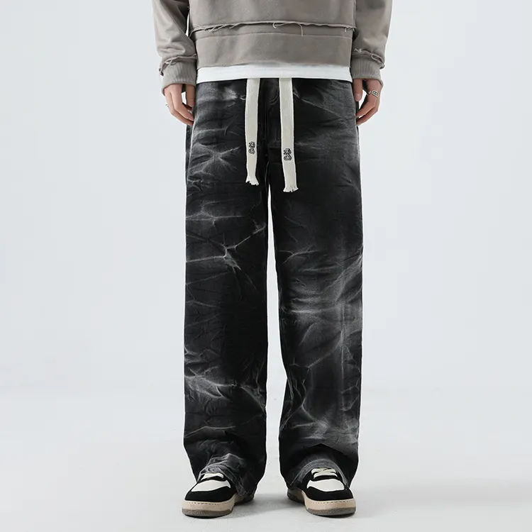 HRHO Straight Jeans Spring Autumn And Winter Unisex-7