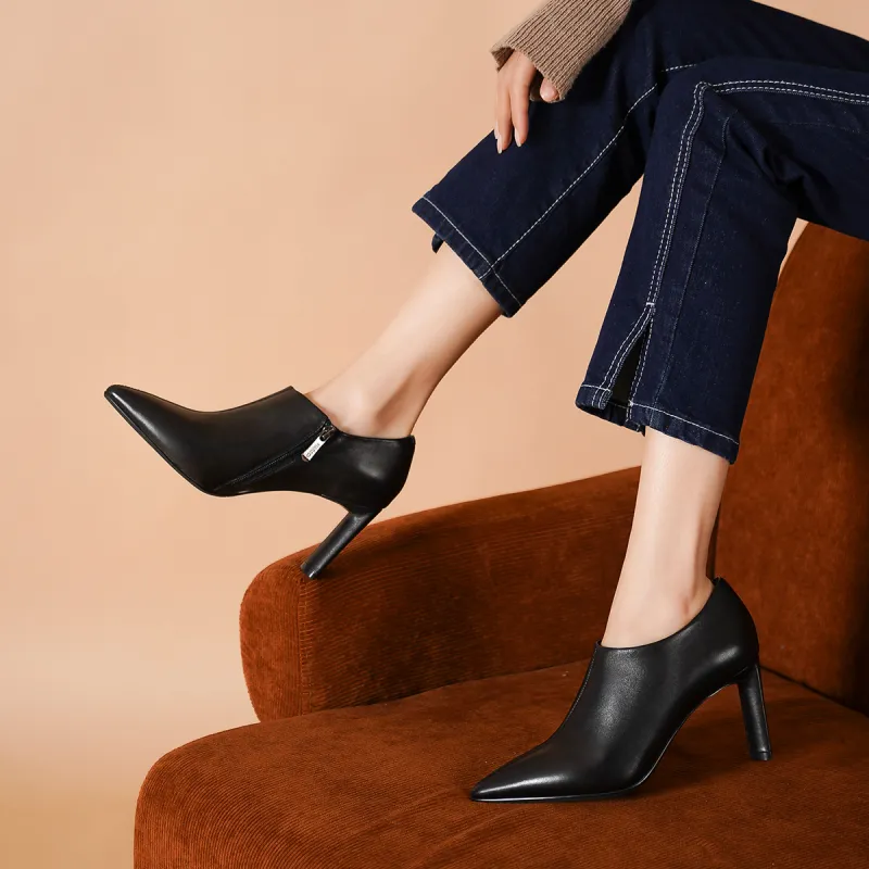 HARSON Slim Heel High Heels 8cm Women's-2