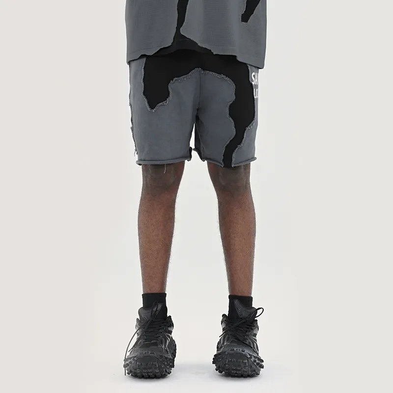 SSSAINT LOUIS Casual Shorts Unisex Gray-2