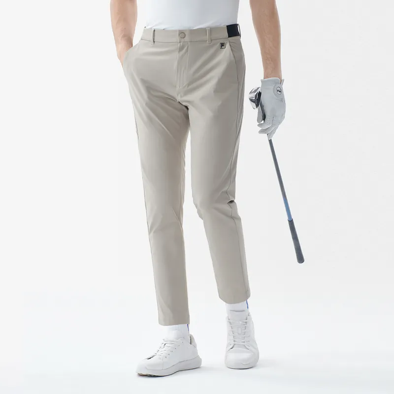 FILA Athletics Knitted Sweatpants Men Gray Brown Khaki-2