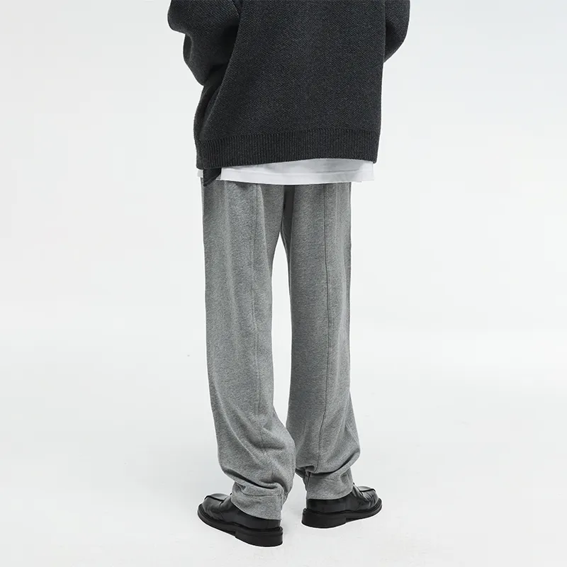 SIMPLE PROJECT Straight Sports Pants Unisex-4