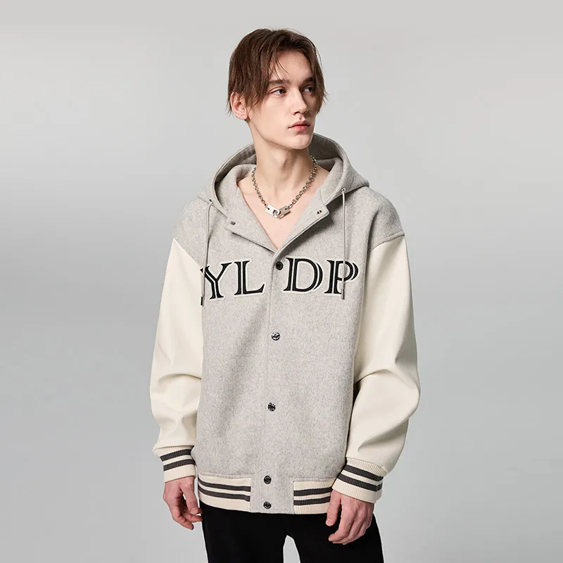 YLDP Baseball Jerseys Unisex Light Gray-2