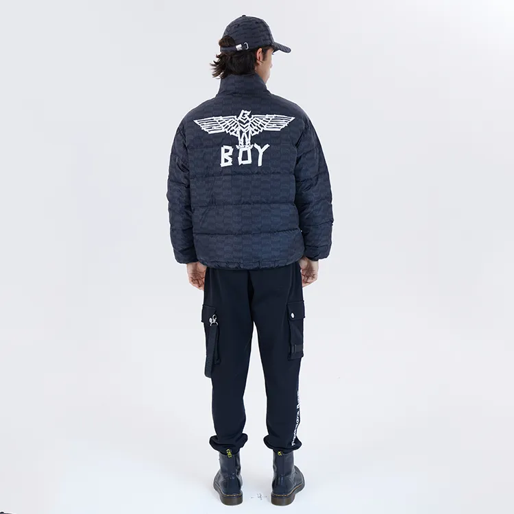 Boy London FW22 Down Jacket Unisex Black-3