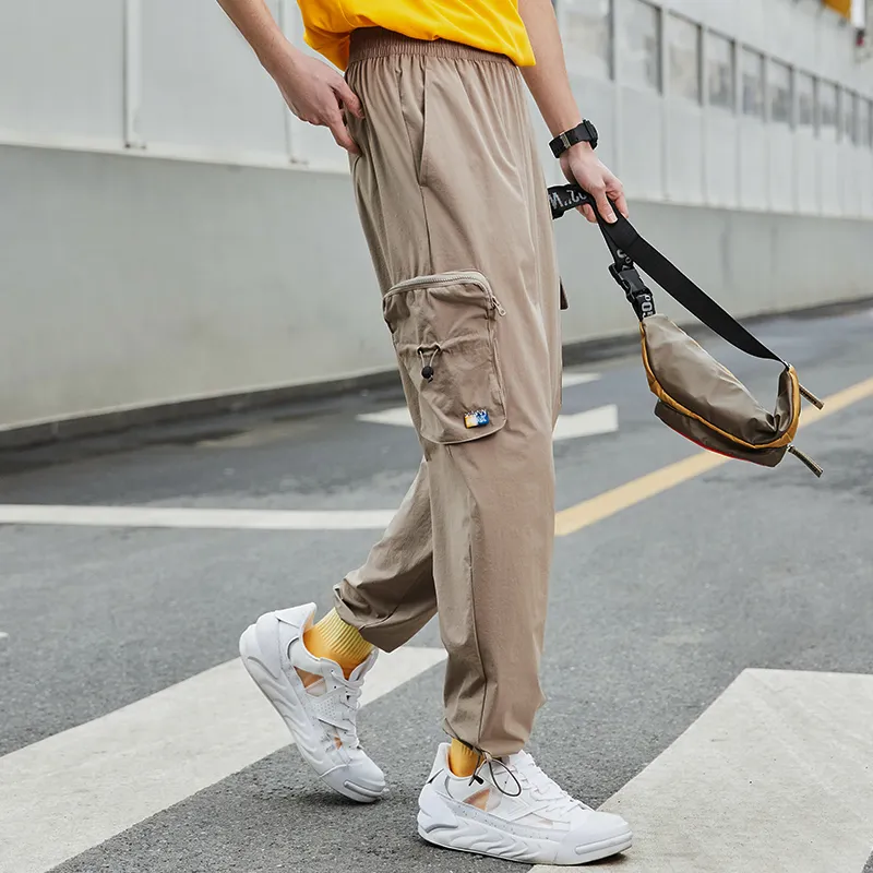 PEAK Sports Pants Men's Leather Brown-3