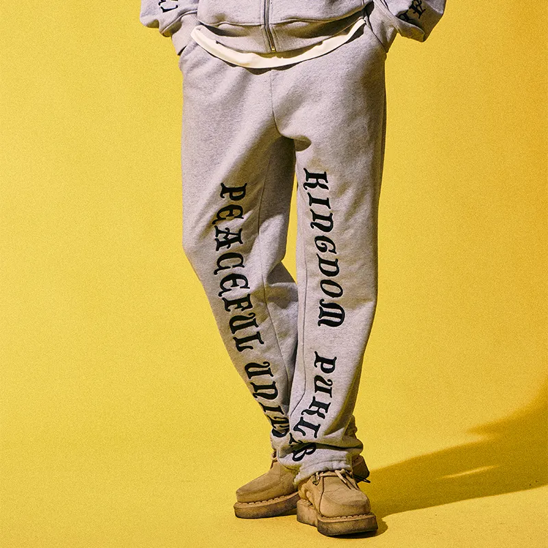 PUK 2023 Spring/summer Sports Pants Unisex Gray-3