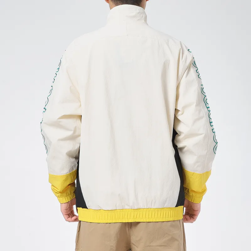 New Balance Jackets Men Beige-3