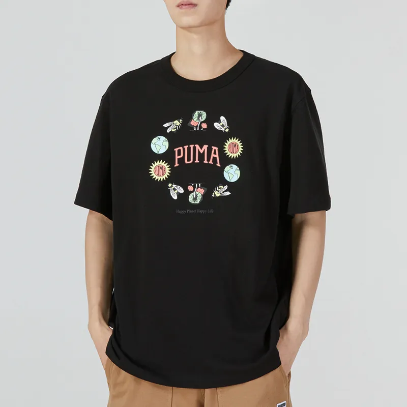 PUMA Downtown T Shirt Men's Black-2