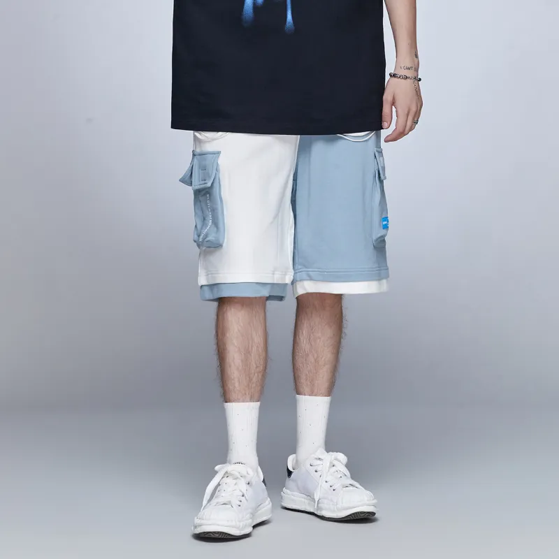 Guuka Casual Shorts Unisex Sky Blue-5
