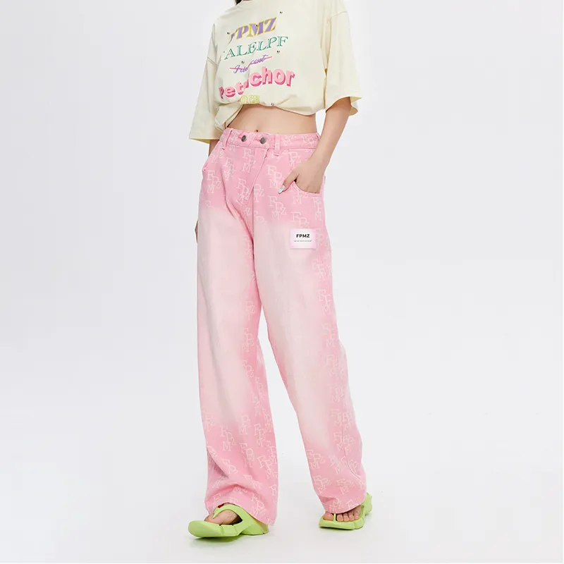 FPMZ Straight Jeans Women's Pink-2