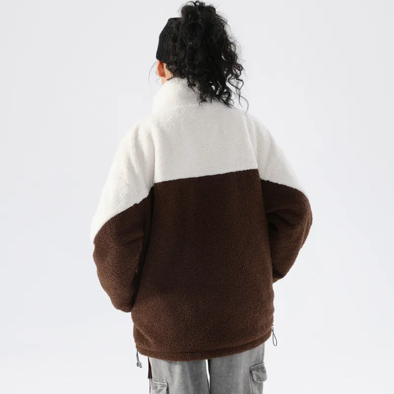 CBCD Loose Fit Thickened And Fleece-Lined Jacket Unisex-2