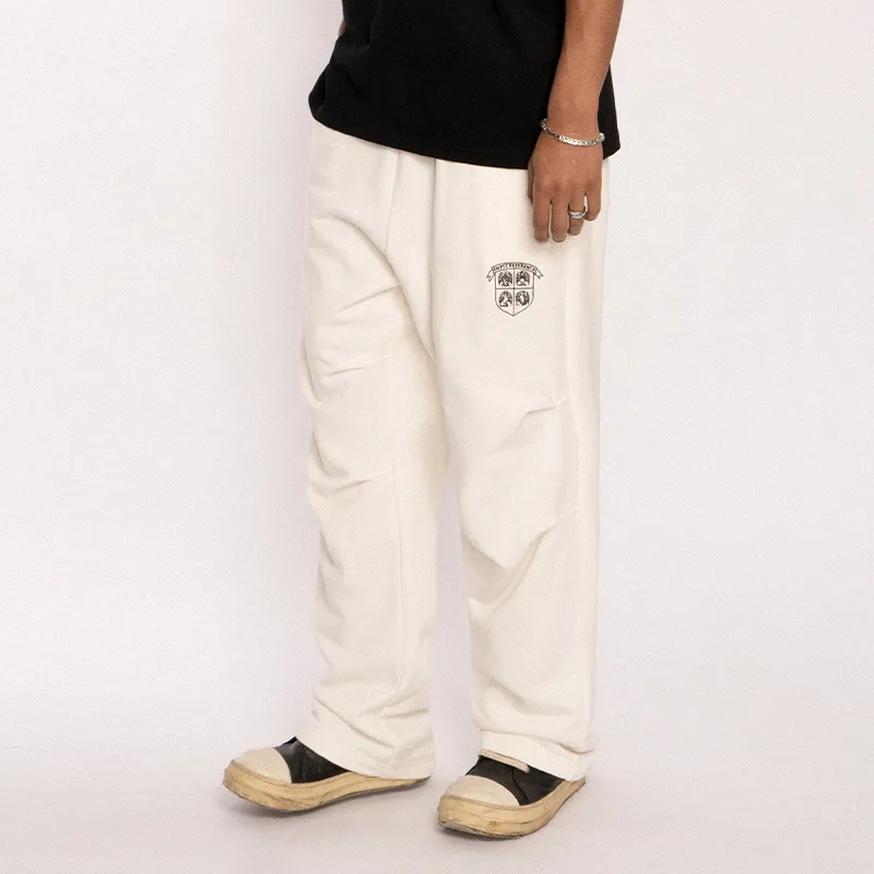 EMPTY REFERENCE Pants Unisex Ecru-3