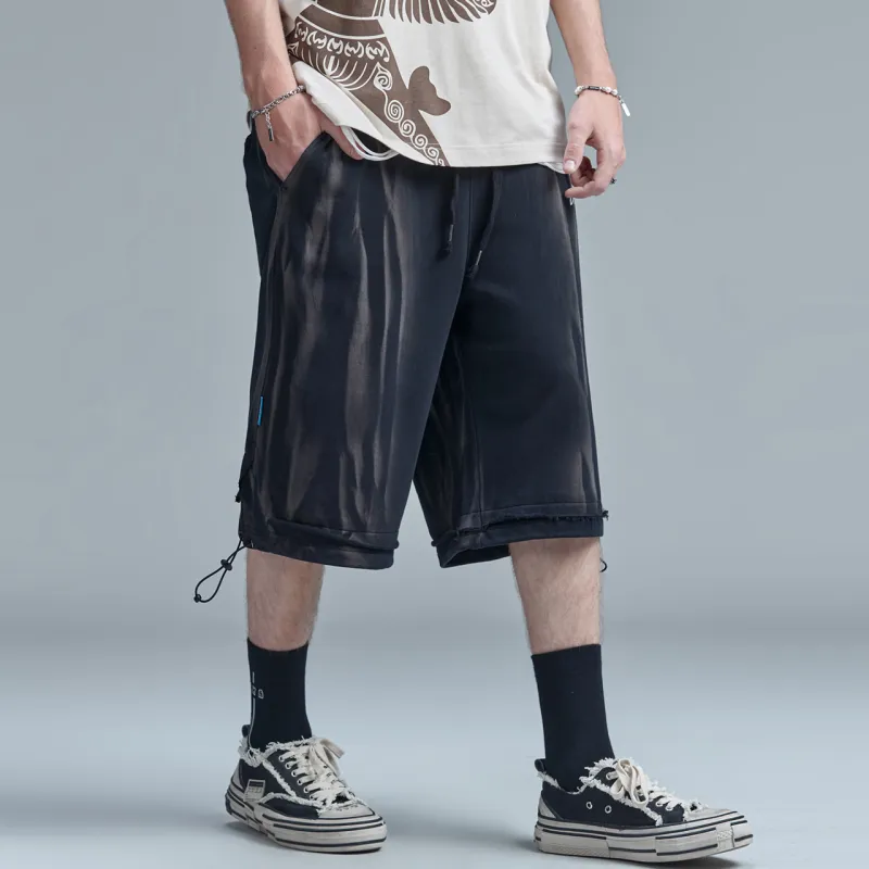 Guuka Casual Shorts Men Black-5