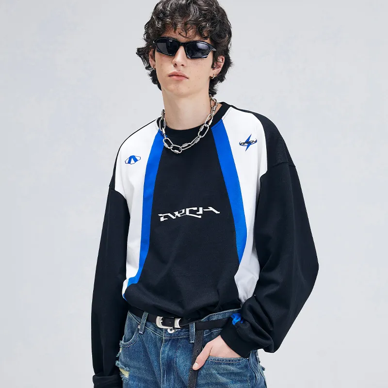 ROARINGWILD ARCH T Shirt Unisex Black Blue-2