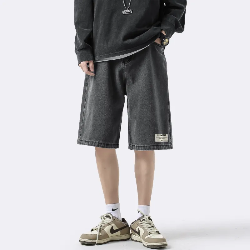 B.X Denim Shorts Unisex-2