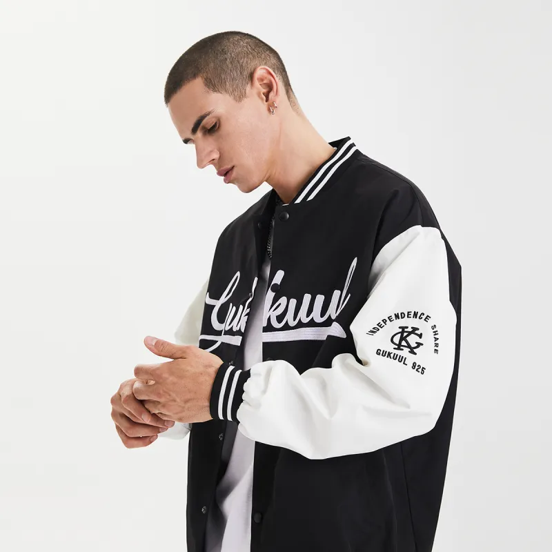 GUKUUL Baseball Jacket Spring, Autumn And Winter Unisex-9