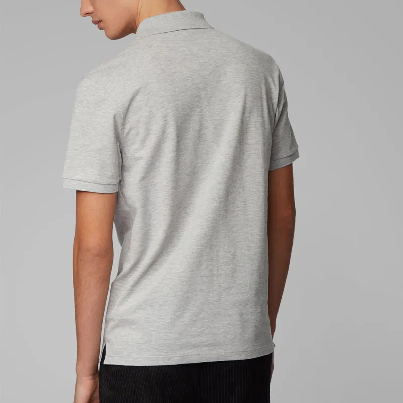 HUGO BOSS Polo Shirts Men Light Gray-4