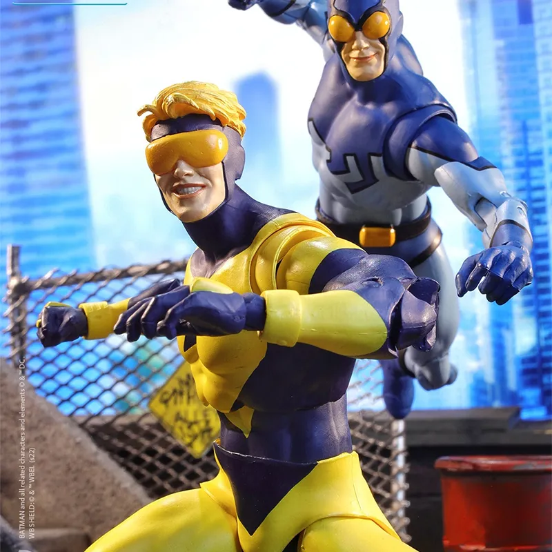 McFARLANE DC Joint 7 Inches Blue Beetle Gold Avant Garde Double Set Action Figures-2