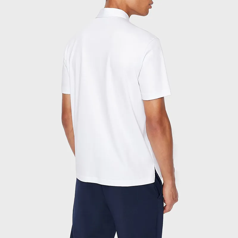 ARMANI EXCHANGE Polo Shirts Men White-3