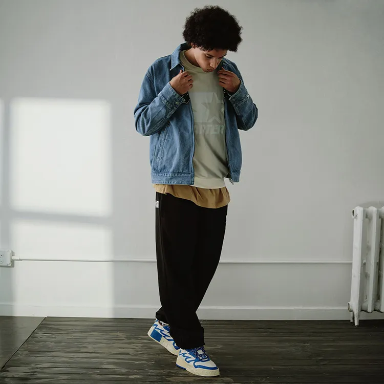 STARTER Denim Jackets Unisex Denim Blue-8