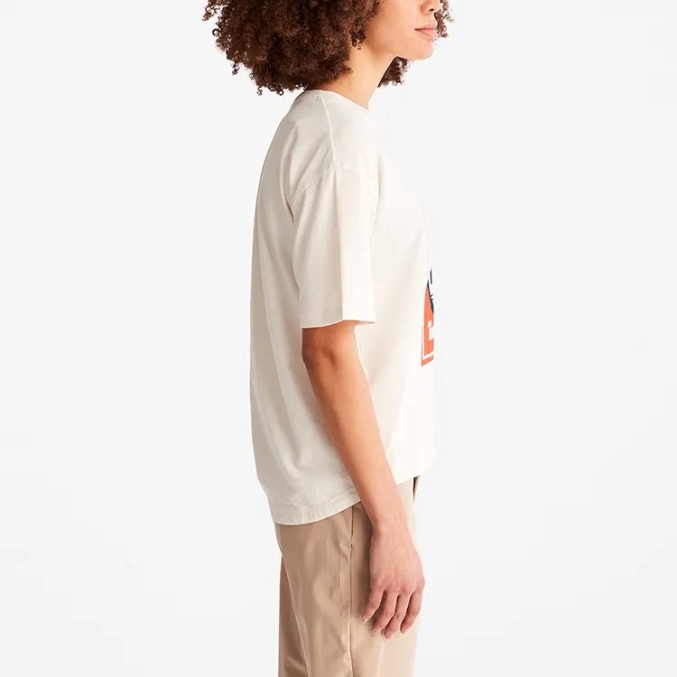 Timberland T Shirts Women's Vintage White-4